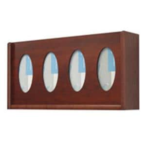 Wood Glove Wall Rack Oval