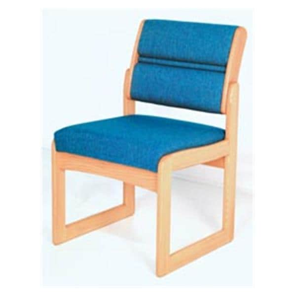 Dakota Wave Valley Chair With Sled Base Standard Fabric Ea