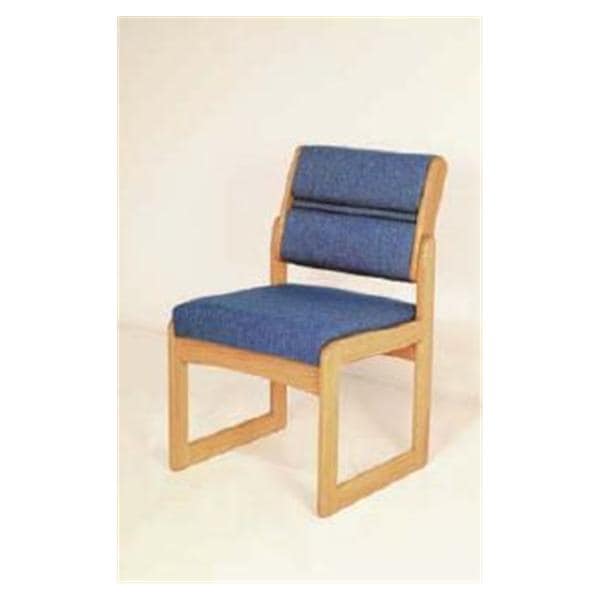 Dakota Wave Valley Chair With Sled Base Deluxe Fabric Ea