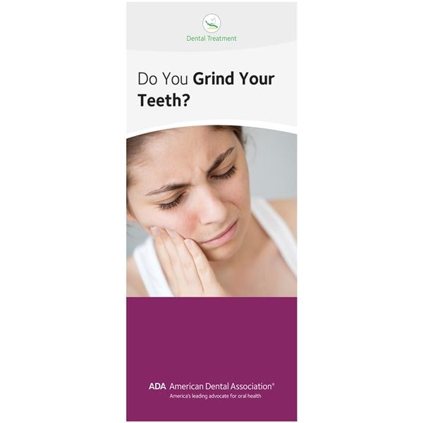 Brochure Do You Grind Your Teeth 4 Panels English 50/Pk