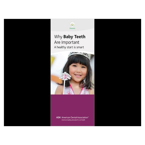 Brochure Why Baby Teeth Are Important 8 Panels English 50/Pk