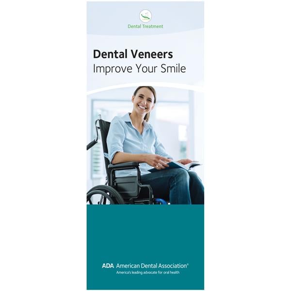 Brochure Dental Veneers 6 Panels English 50/Pk