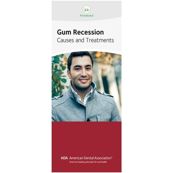 Brochure Gum Recession: Causes and Treatments 6 Panels English 50/Pk