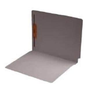 14 Pt End-Tab Folders 1 Fstnr Gray 50/Bx 50/Bx