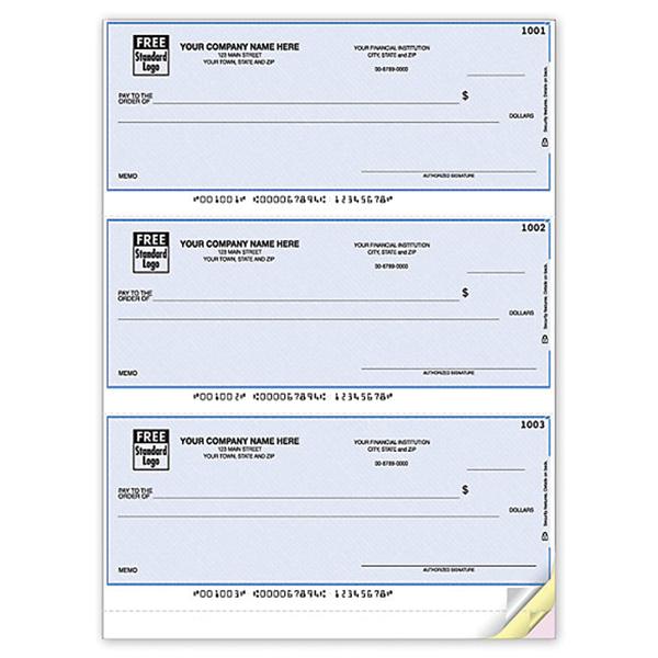 Laser Checks Imprinted Multipurpose 2-Part 150/Pk