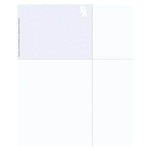 Laser Prescription Paper Medicaid Approved Full Sheet w/ Dtchbl Top-Left 500/Pk