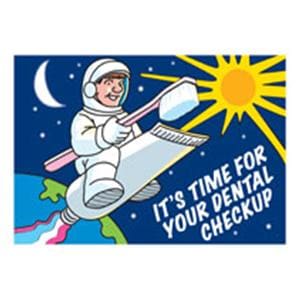 Imprinted Recall Cards Astronaut on Brush 4 in x 6 in 250/Pk