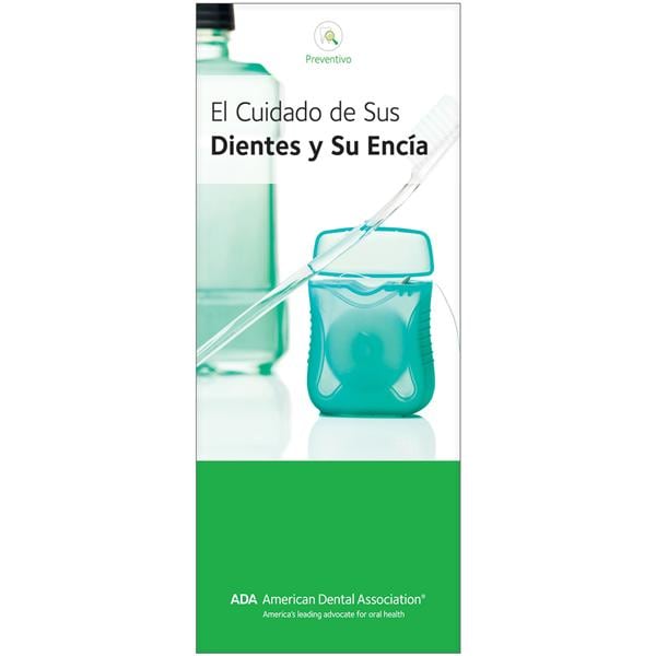 Brochure Taking Care of Your Teeth and Gums 8 Panels Spanish 50/Pk