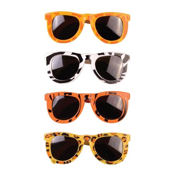 Toy Sunglasses Animal Print Assorted Colors 24/Pk