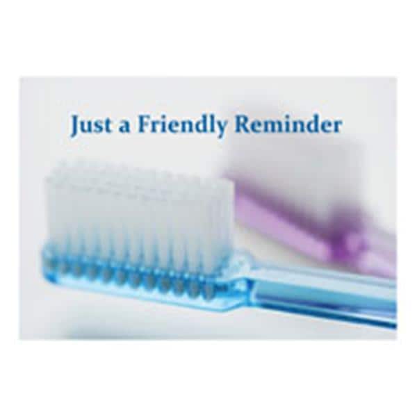 Imprinted Recall Cards Blue Purple Brush 4 in x 6 in 250/Pk