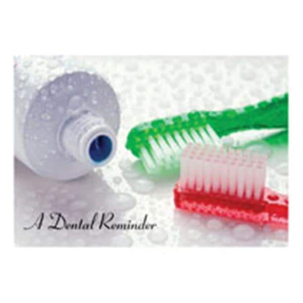 Laser 4-Up Recall Cards Red / Green Brush 8.5 in x 11 in 200/Pk