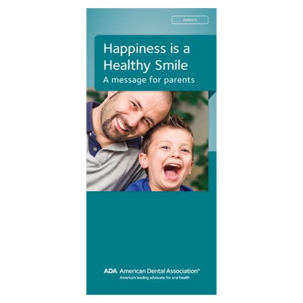 Brochure Happiness is a Healthy Smile 6 Panels English 50/Pk