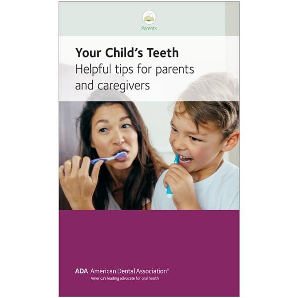 Booklet Your Child's Teeth 20 Pages English 50/Pk