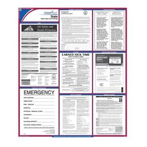 Poster State Labor Law District of Columbia English 27 in x 39 in Ea