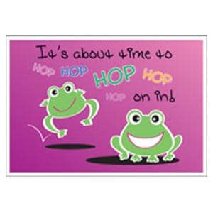 Imprinted Recall Cards Frogs Hop On In 4 in x 6 in 250/Pk