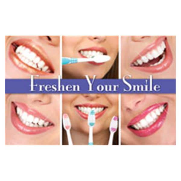 Imprinted Recall Cards Freshen 6 Smiles 4 in x 6 in 250/Pk