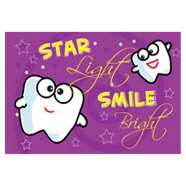 Imprinted Recall Cards Tooth Character Star 4 in x 6 in 250/Pk