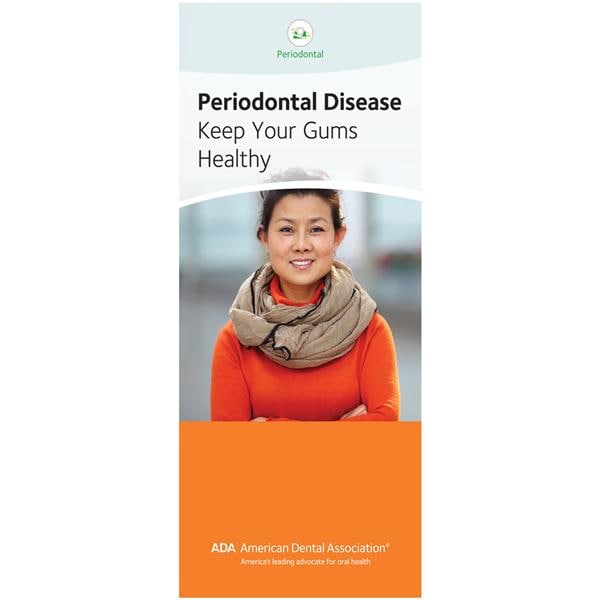 Brochure Periodontal Disease: Keep Your Gums Healthy 6 Panels English 50/Pk