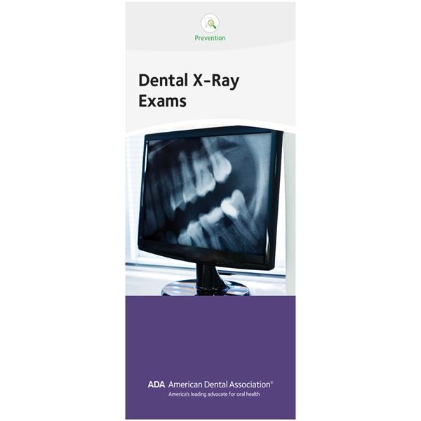 Brochure Dental X-Ray Exams 8 Panels English 50/Pk