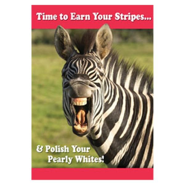 Imprinted Recall Cards Earn Your Stripes 4 in x 6 in 250/Pk