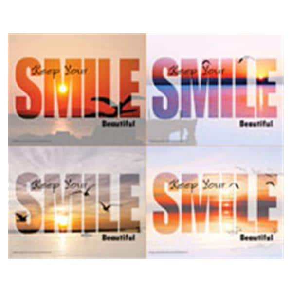 Laser 4-Up Recall Cards Smile Beautiful 8.5 in x 11 in 200/Pk