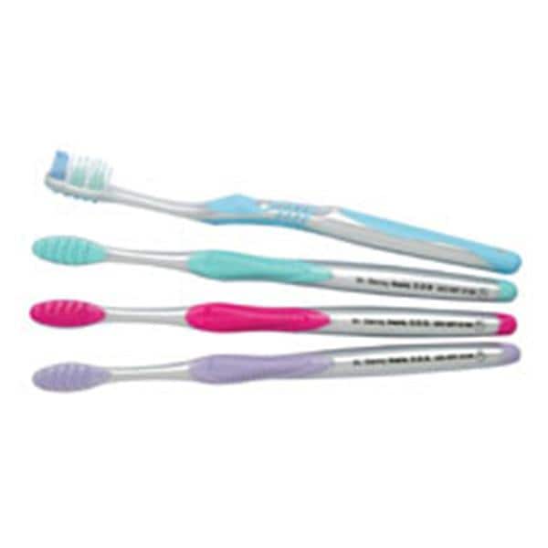 Acclean Imprinted Triple Clean Toothbrush Adult 47 Tuft Full Assorted 144/Bx