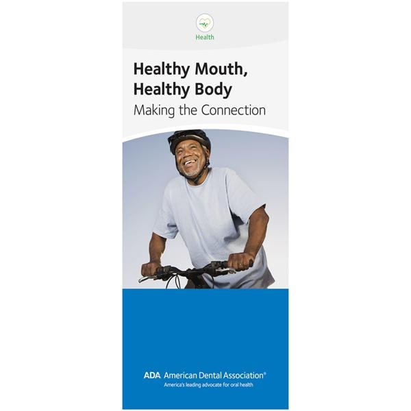 Brochure Healthy Mouth Healthy Body 6 Panels English 50/Pk