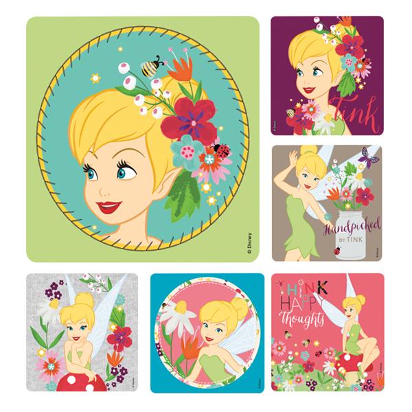 Stickers Tinkerbell Assorted 100/Rl