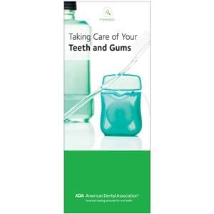 Brochure Taking Care of Your Teeth and Gums 8 Panels English 50/Pk