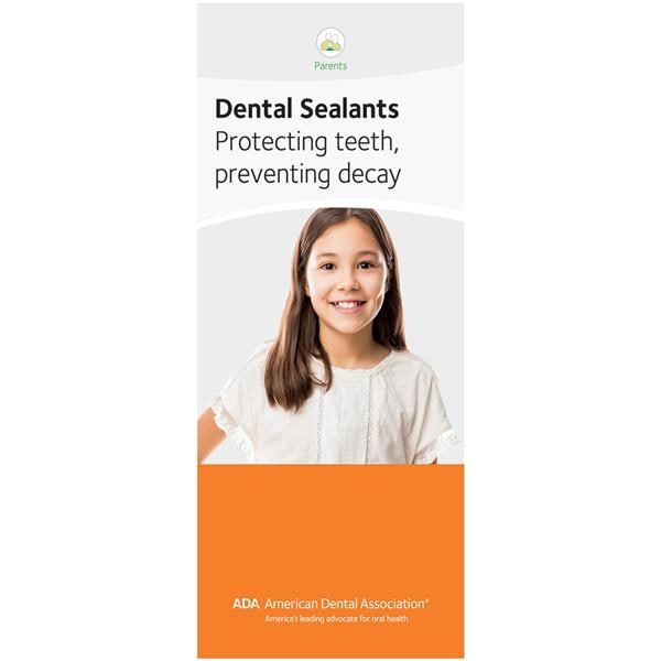 Brochure Dental Sealants 6 Panels English 50/Pk