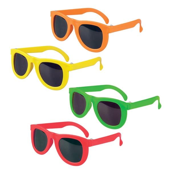 Toy Sunglasses Assorted Neon 24/Pk