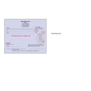 Prescription Pads Delaware 2-Part Horizontal Imprinted 10/Bx