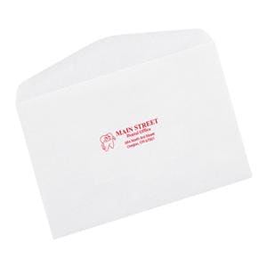 Recall Card Envelope 6.5 in x 4.75 in White 250/Bx