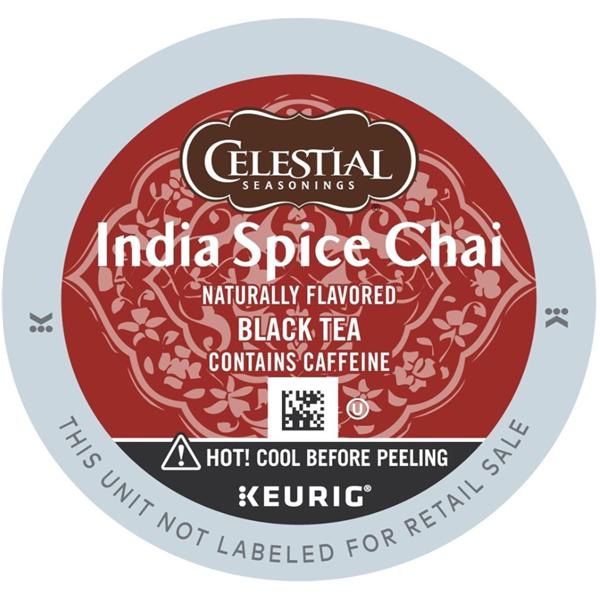 Tea India Spice Chai CelestialK-Cup 24/Bx