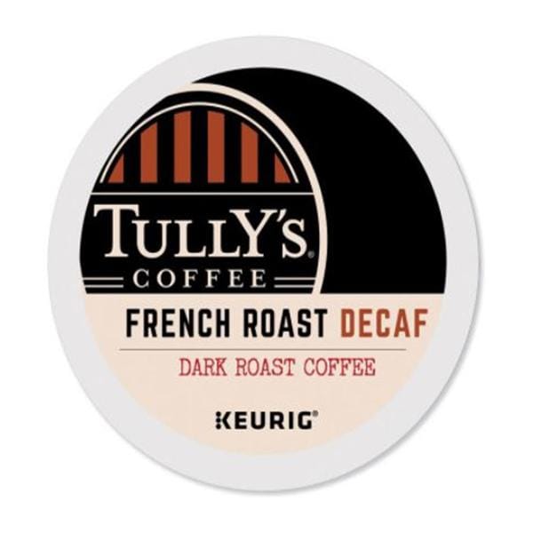Tully's Coffee French Roast Decaf K-Cup 24/Bx