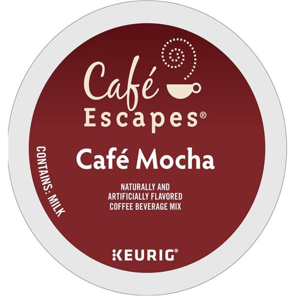 Green Mountain Coffee Cafe Escapes Mocha K-Cup 24/Bx