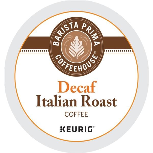 Barista Prima House Coffee Italian Dark Roast Decaf K-Cup 24/Bx