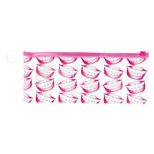 Scatter Print Zip Close Pouch Smile Braces 10 in x 4 in 144/Pk
