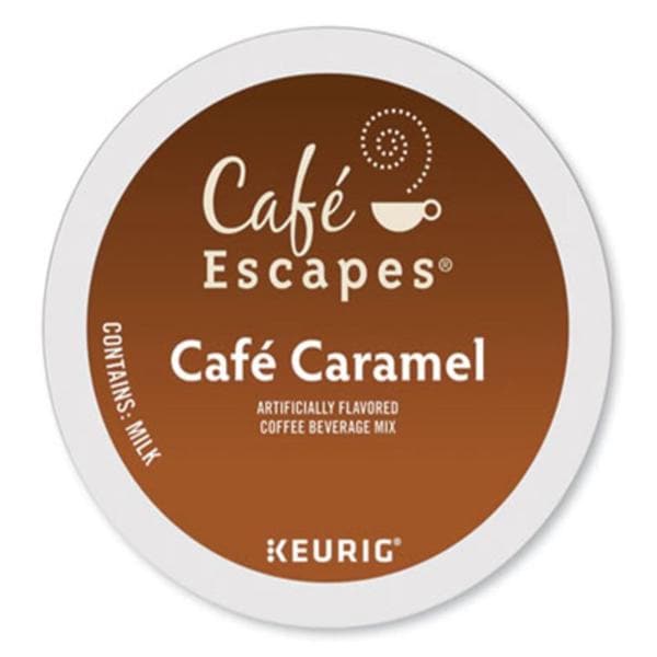 Green Mountain Coffee Cafe Escapes Caramel K-Cup 24/Bx