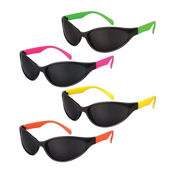 Toy Sunglasses Sports Assorted Neon 12/Bx