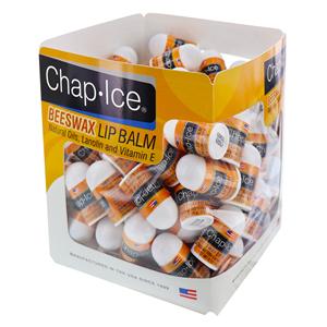 Chap Ice Lip Balm Mini Beeswax Cube Container 100/Pk