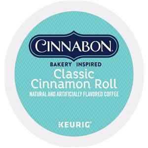 Cinnabon Coffee Cinnamon Roll K-cup 24/Bx