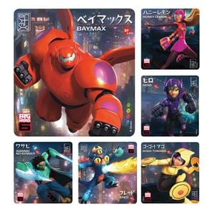 Stickers Big Hero 6 Assorted 100/Rl