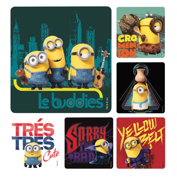 Stickers Minions Movie Assorted 100/Rl