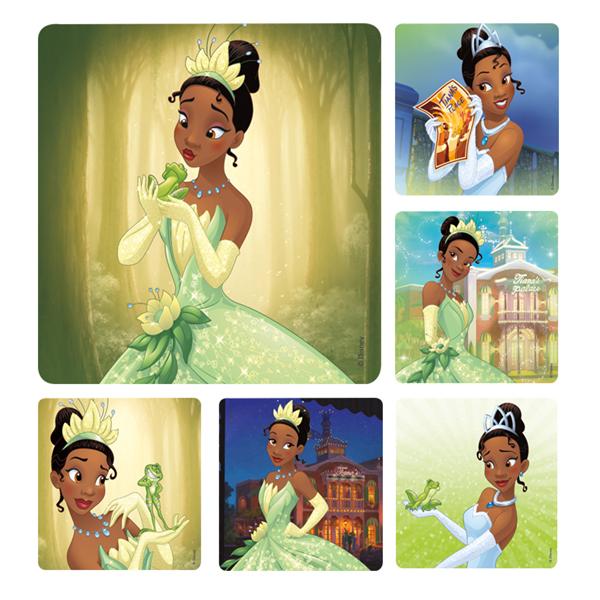 Stickers Princess & the Frog Assorted 100/Rl