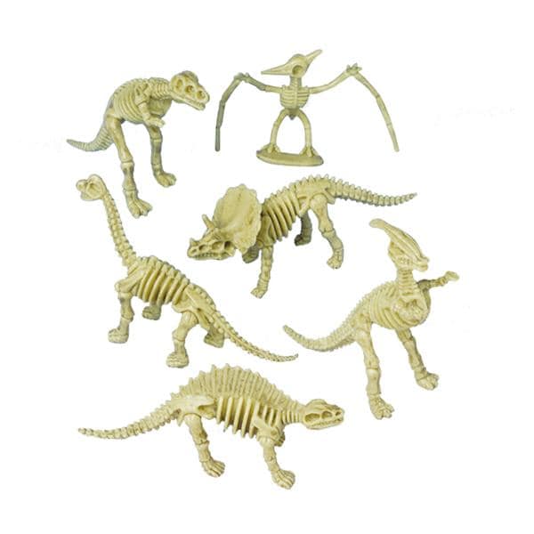 Toy Figurine Skeleton Dino 3.5 in Assorted 36/Bg