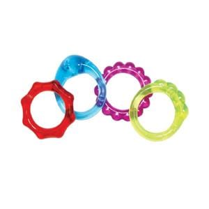 Rings Gems Assorted Colors Plastic 72/Bag
