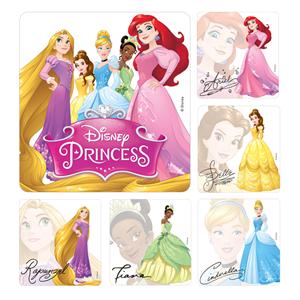 Stickers Disney Princess Assorted 100/Rl