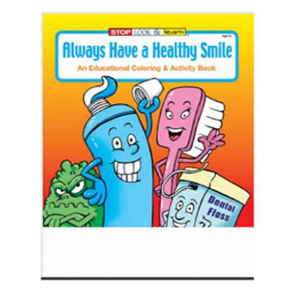 Imprinted Coloring Book Dental Themed 250/Pk