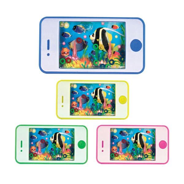 Toy Water Game Cellphone Assorted Colors 24/Pk